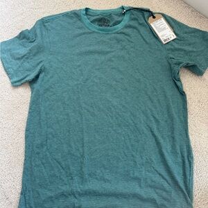 Prana Green Short Sleeve Tee Soft Cotton Blend